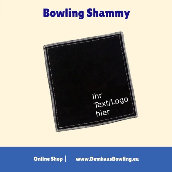 Demhaas custom Leder Shammy Schwarz Personalisiertes Leder Shammy