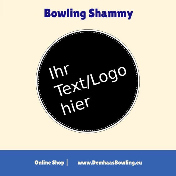 Custom Bowling Shammy Pad mit Ihrem Logo